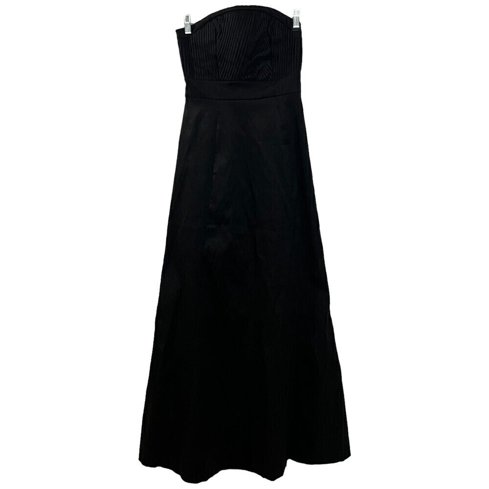 Formal Black Strapless Maxi Dress Merona Target Brand Dress Size 4